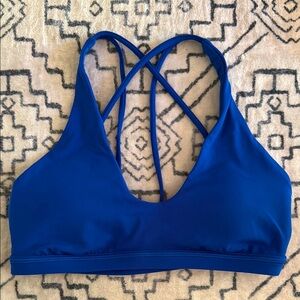 Scoop V- Neck bra lululemon size 6 - Blue -